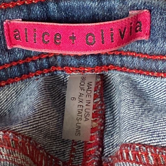 Alice + Olivia Distressed Jeans - Picture 3 of 8
